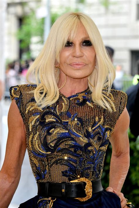 Donatella Versace dresses